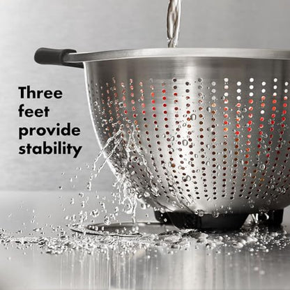 OXO Good Grips Stainless Steel 3 qt./ 2.8L Colander - size: 3 Qt