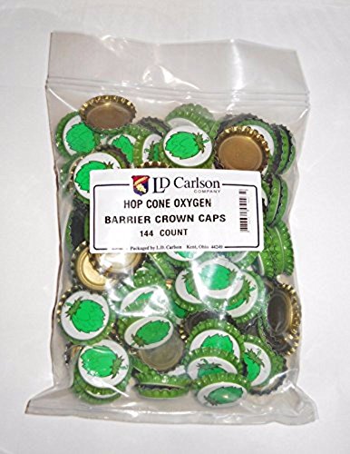 Hop Cone Bottle Caps 144 Count