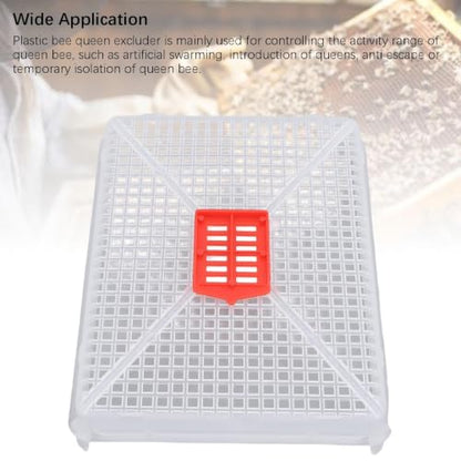 6pcs Plastic Queen Cage Beekeeping Tool Beekeeping Box with Square Buckle Design for Artificial Swarming, Introduction of Queens