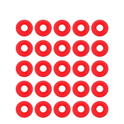 Fdit 25 Pcs Grolsch Gaskets Silicone Rubber Grolsch Gaskets Washers EZ Bottle Gaskets Swing Top Bottle Seals Home Brew Beer Soda Bottle Seal