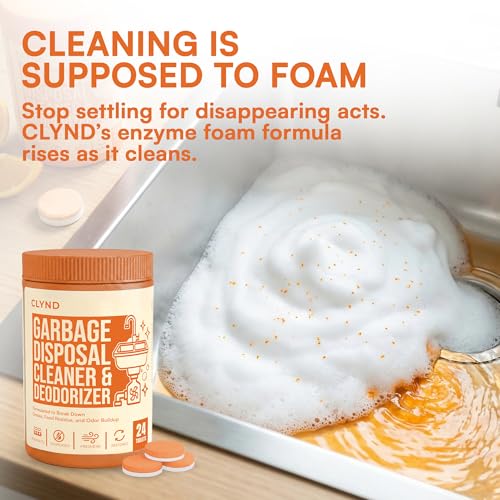 Dishwasher and Garbage Disposal Cleaner Tablets Bundle – Odor Eliminating Foaming Action & Descaler – Septic Safe Appliance Maintenance Kit – Mint & Citrus Scents