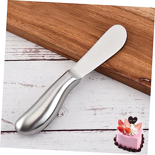 MAGICLULU Stainless Steel Cream Spatula Set 2-Piece Butter Spreader and Cheese Knife Kitchen Utensil for Baking and Icing Sturdy and Easy to Clean