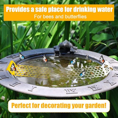 PEUTIER 2pcs Floating Bee Ladder, Plastic Floating Bee Island for Drinking Beehive Shaped Bee Watering Station Butterfly Bee Waterer for Beekeeping Feeding Equipment Bee Bath