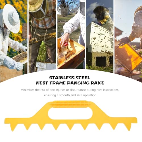 CALLARON Plastic Beehive Frame Spacer Strip 8pcs Lightweight Beekeeping Spacing Tool for Hive Frame Management in Beekeeping Supplies
