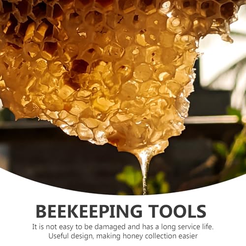 Square Honeycomb Cutter Stainless Steel Honey Cutting Tool Wooden Handle Beekeeping Supplies for Hive Cutting and Honeycomb Shaping