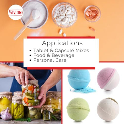 Citric Acid Powder - Bulk 50 lb - Food Grade - Anhydrous Fine Granular - Sour Flavor Enhancer & Preservative - Natural Cleaner Descaling Concentrate - Soap Skincare Bath Bomb Cosmetic Ingredient