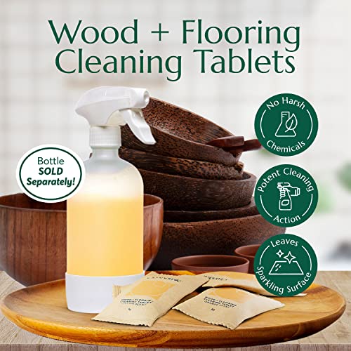 CLEANOMIC Wood and Flooring Cleaning Tablets and Tablet Tin Bundle (2 Pack) - size: 3 Count (Pack of 4)