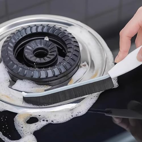 Bottle Cleaning Brush Set - Long-Handled Flexible Brush Head, with Bottle Neck Thread Gap Brush, for Cleaning Narrow Neck Water, Beer, Wine, Baby Bottles, Pipes, Tubes, Hoses, and Flasks