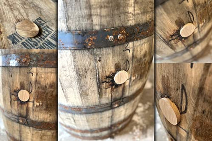 2-Inch American White Oak Wood Bourbon Wine Barrel Cask Keg Bung Plug - Great for Home Brewers, Distillers, Wine Enthusiasts (2-Pack)