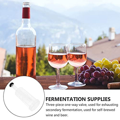 Cabilock 1set Stoppers for Fermentation Food-grade for Wine and Brewing Easy to Clean