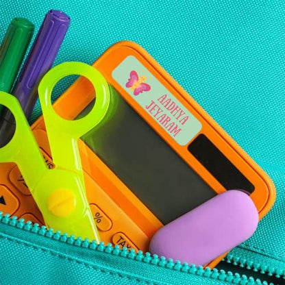 Custom Waterproof Dishwasher Safe Kid Name Labels for Daycare(128 Pack), Camp, School Supply, Baby Bottles, Lunch Boxes and Cups, Travel. Cute Personalized Design Name Stickers (Pattern 2) - color: Pattern 2