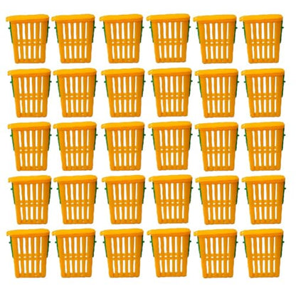 New Queen Bee Cage Beekeeper Plastic Bee Isolator Clip Beekeeper Breeding Tools for Indoor & Outdoor Use