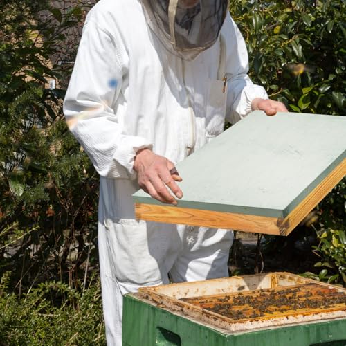 Telescoping Cover 10 Frame Wax Dipped Bee Hive Metal Cover Prevent Rainwater from Seeping Into The Hive 2 Pack - size: 2Pcs10 Frame
