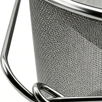 Double Strainer - Stainless Steel Double Sieve,Very Fine Mesh Strainer,for Beekeepers Kitchen Food Cooking Butter Beekeeping Hive