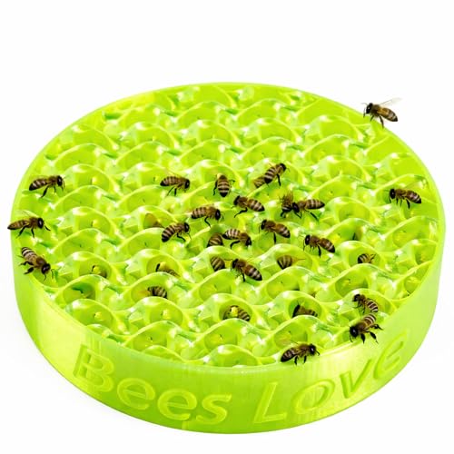 DECOHS Bee Watering Station, Butterfly Bee Feeder and Waterer, Bees Bath Feeding Bowl for Garden Yard Outdoor Decor Beekeeping Supplies - color: 1 Pc