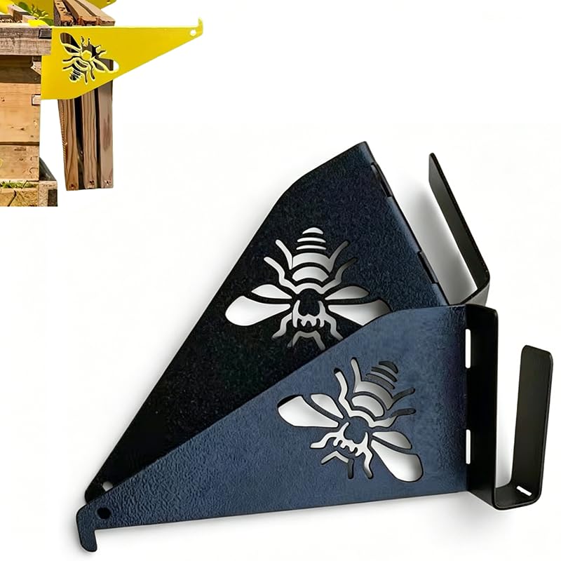 Beekeeping Hive Inspection Bracket, Frame Support Holder for Beehive Frames, Practical Beekeeper Equipment Accessories (Black) - color: Black