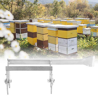 Bee Frame Clip, Stainless Steel Bee Frame Clip Clamp with Scraper Beehive Equipment Beekeeping Tool Accessories, 26.9x9.3cm / 10.6x3.7in