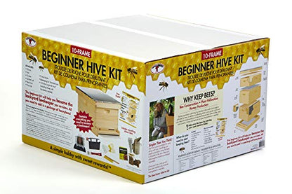 Little Giant® 10-Frame Deluxe Beginner Hive Kit | Premium Beekeeping Starter Set for Beginners | Made in USA