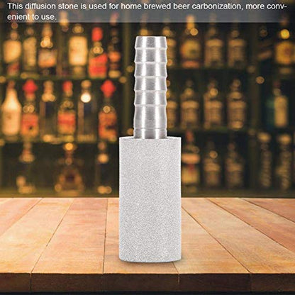 Diffusion Stone Stainless Steel Oxygenation Aeration Stone Bar Homebrew Beer Tool Carbonating Stone Accessories(2Micron)