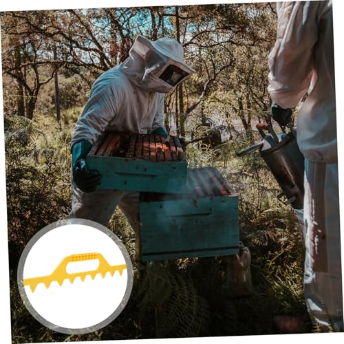 BESPORTBLE Hive Frame Spacer Tool Lightweight Plastic Beehive Strip Spacer for Frame Management Beginner-Friendly Beekeeping Equipment for Optimal Hive Maintenance