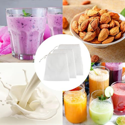 100 Mesh Fine Strainer Bags, 45x62cm Reusable Food Grade Wine Filter Bag Nut Milk Bags Coffee Cheese Cloths Strainer for Straining Food Nut Milk Brewing Needs