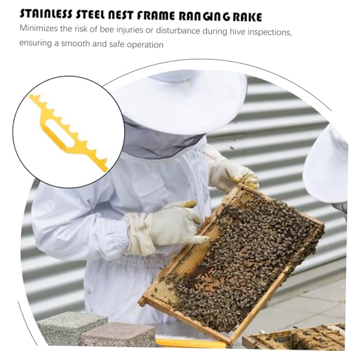 GANAZONO Beehive Frame Spacer Beekeeping Tool Beehive Accessory Plastic Frame Holder for Beekeeping