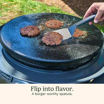 Cuisinart Smash Burger Kit, Cast Iron Press, Spatula, Seasoning Shaker and Patty Papers for Perfect Cookouts, Barbecues and Tailgates - color: Smashed Burger Kit, Cast Iron