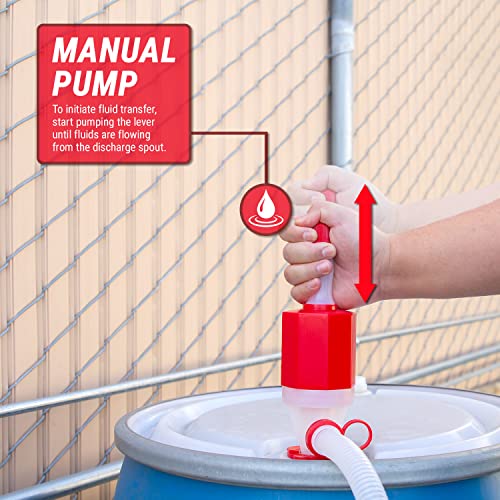 TERA PUMP Adjustable Length Portable Lightweight Siphon Transfer Pump | BPA FREE for Drinking Water - style: 5.5 GPM