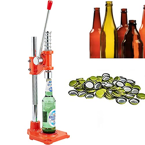 Professional Bench Beer Bottle Capper, Manual Bottle Machine Bottle Cap Sealer,Bench Beer Bottle Capper 26~29Mm for Soda Soft Drink Home Brew Beer