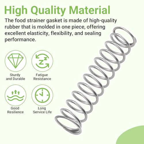 VKP250 Food Strainer Replacement Spring Compatible with Victorio Model 250, Back to Basics Model 220 & Johnny Apple Sauce Maker – 304 Stainless Steel
