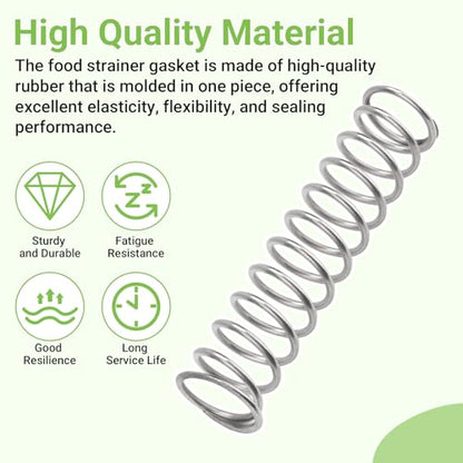 VKP250 Food Strainer Replacement Spring Compatible with Victorio Model 250, Back to Basics Model 220 & Johnny Apple Sauce Maker – 304 Stainless Steel