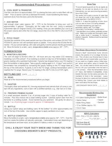American Amber Homebrew Beer Ingredient Kit
