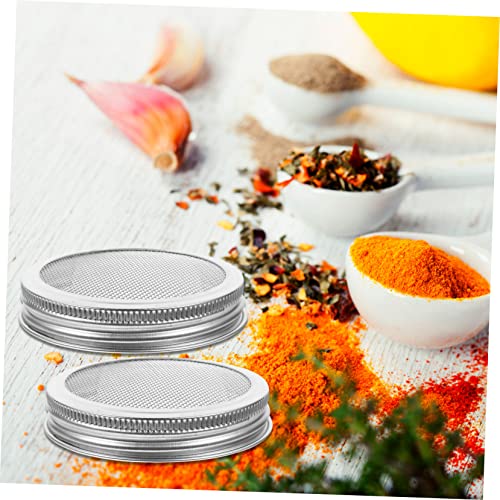 4pcs Stainless Steel Sprouting Lids for 70/86mm Mason Jars Sturdy Mesh Strainers for Bean Sprout Kit Easy to Use for Home Germination and Fermentation