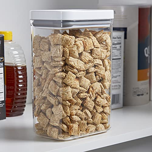 Copco Clear Storage Container 2.74 Qt - Airtight Pantry Organizer with Locking Lid for Dry Food, Pasta, Cereal, Flour - Stackable Kitchen Storage Bin for Pantry Organization - size: 1 Count (Pack of 1)