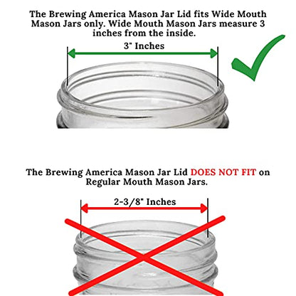 Mason Jar Lids Wide Mouth Plastic 4 pack-USA Made-Flip Cap Screw Top Pour Spout Drink Hole - Leak-proof for Kerr and Ball Canning Jars - Airtight for Drinks to Go and Controlled Pouring - Teal - color: Teal