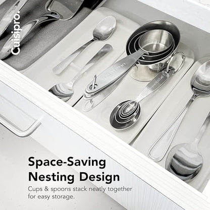 CUISIPRO Measuring Cup & Spoon Set SS
