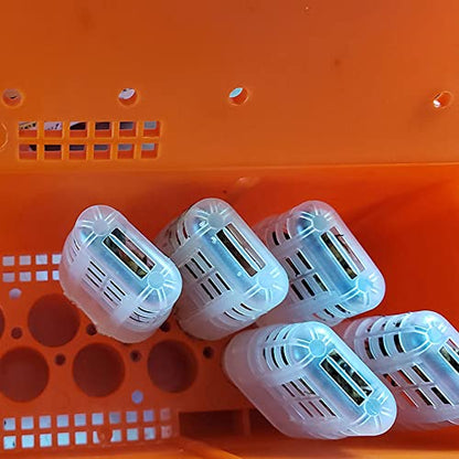 20pcs Queen Bee Cages Plastic Transporting Catcher Non-Grafting Beekeeping Queen Cage Beekeeping Rearing Cup Kit for Indoor Home Outdoor