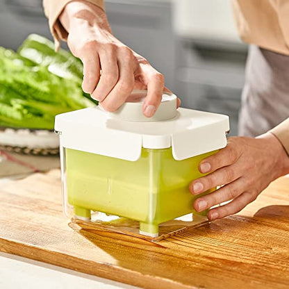 TOFUDEE Tofu Press for Vegan - Dishwasher Safe & BPA Free Tofu Presser that Swiftly Drains Water from Soft, Firm, Extra Firm & Organic Tofu Without Crack in just 15-20min - Enhanced Flavor & Texture - color: Lime