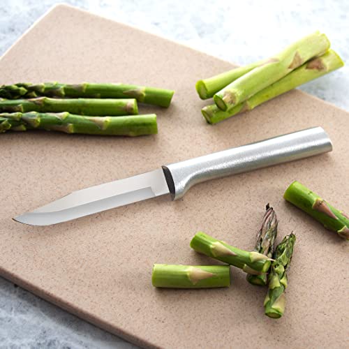 Rada Cutlery Regular Paring Knife (R101), 3.25" Stainless Steel Blade, Silver Handle - color: Silver