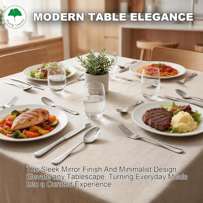 6 Piece Stainless Steel Dinner Knives Set, 9 Inch | Mirror Polished Blade, Serrated Edge, Dishwasher Safe, Ideal for Home, Restaurant, Gifting