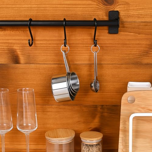 Measuring Cups and Spoons Set, 8 Piece | Nesting design for compact storage, includes 4 cups + 4 spoons, for cooking and baking