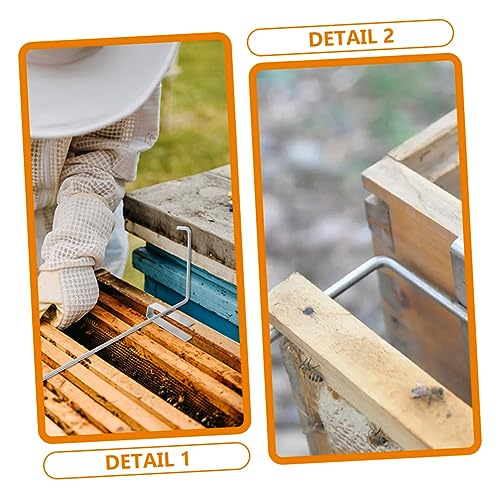 BESPORTBLE 3pcs Beehive Frame Holder Rack Holder Bee Nest Support Bracket for Beekeeping Tool Stainless Steel