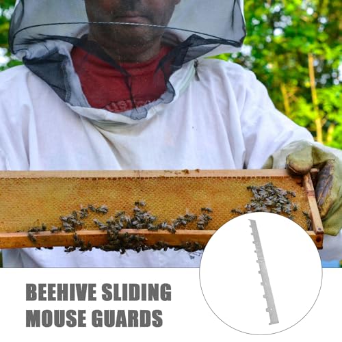 ARTIBETTER 2pcs Beehive Frame Spacers Beekeeping Sliding Guards Honeycomb Divider Tool for Hive Protection and Frame Stability in Beekeeping Equipment