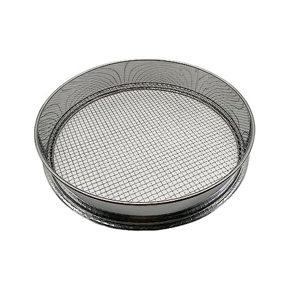 Soil Sieve for Garen -12 inches Soil Sifter for Rocks Compost-Sifting pan (1/4”Mesh Screen) - size: 1/4”Mesh Screen