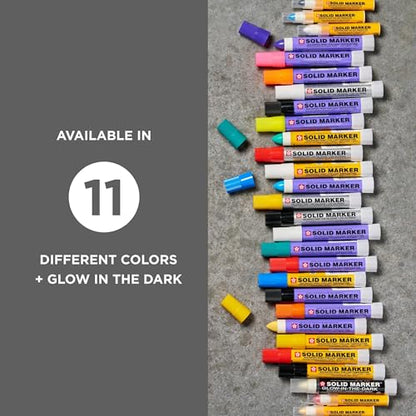 Sakura Solid Paint Markers - Permanent Marker Pens - Window, Wood & Glass Marker - Yellow Paint - 1 Pack - color: Yellow Paint
