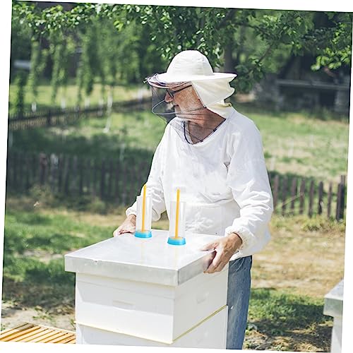 2pcs Marking Pen Bottle Beekeeping Tool Bee Marker Clip Cage Random Color
