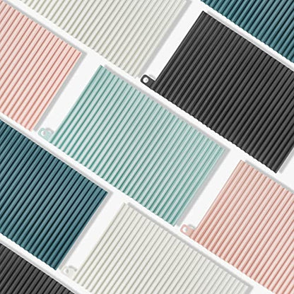 5pack Dish Drying Mat for Kitchen Counter, Extra Small Eco-Friendly Silicone Drying Mat, Easy Clean Heat Resistant Dish Mat, 6 inches x 12 inches, Mix Color