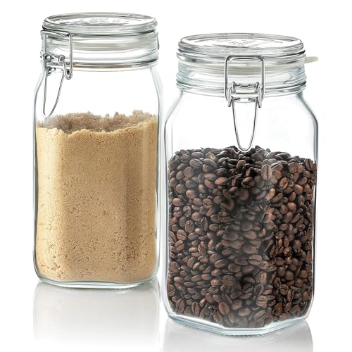 Bormioli Rocco Fido Jar 50.75 oz - Clear, Set of 2 - size: 50.75 oz