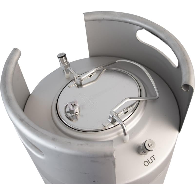 Torpedo Megamouth Keg | Ball Lock Keg | Stainless Steel Corny | 6 gal.