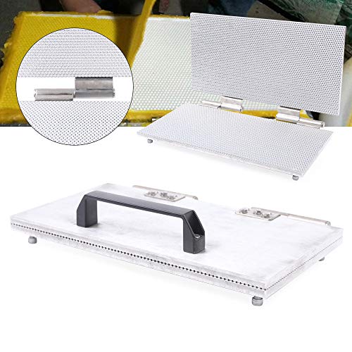 220 x 420mm Bee Wax Foundation Sheet Mold Casting Machine Bee Wax Embossing Mold 4.7mm Eyes Comb Foundation Press Tool for Beekeeping Supply